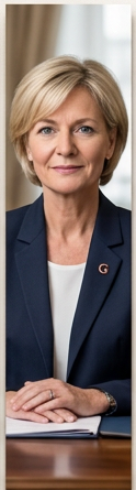 Portrait officiel de Ministre de l'Éducation Nationale Nathalie Leroy